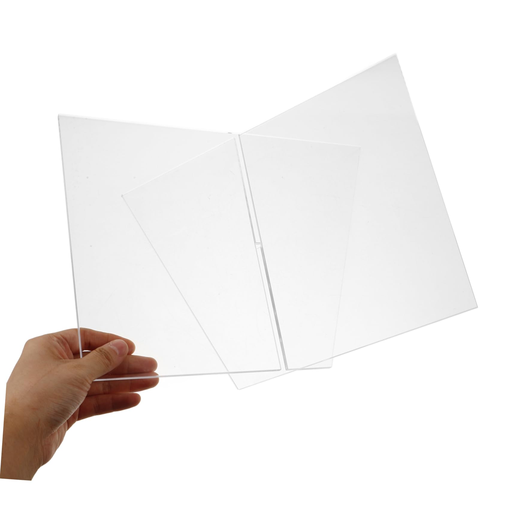 Soporte de Acrílico Transparente Forma de X Estante de Lectura para Cocina y Escritorio Soporte Estable para Recetas Moderno y Práctico