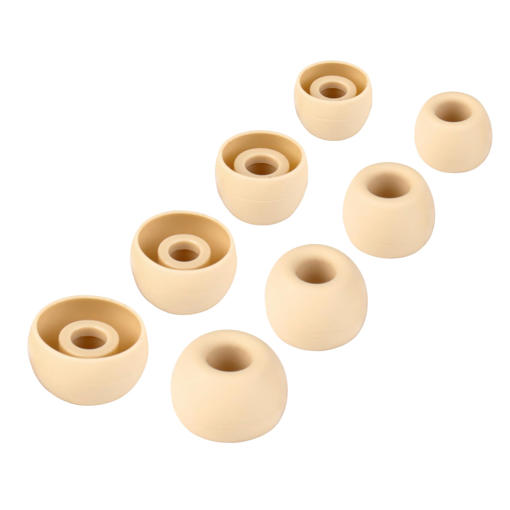 Kbear Lot de 4 paires d'embouts en silicone pour écouteurs intra-auriculaires KZ ZS10 PRO, ZSN PRO X, EDX PRO, ZS12 PRO X, ZAR, ZAS, CCZ Melody, DC01 PRO, DC02, MC02 (XS/S/M/L)