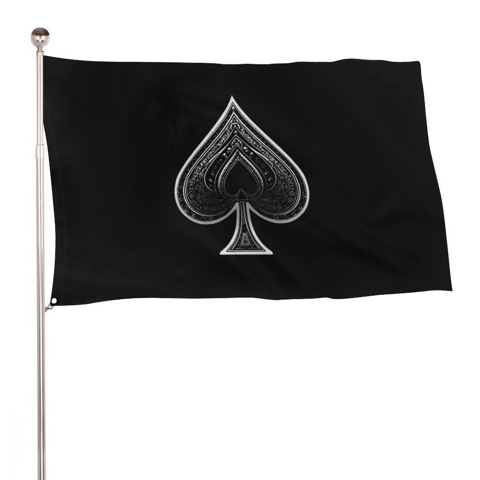 Bandera Poker AcesSpades para personalizar zonas exteriores de forma facil y rapida