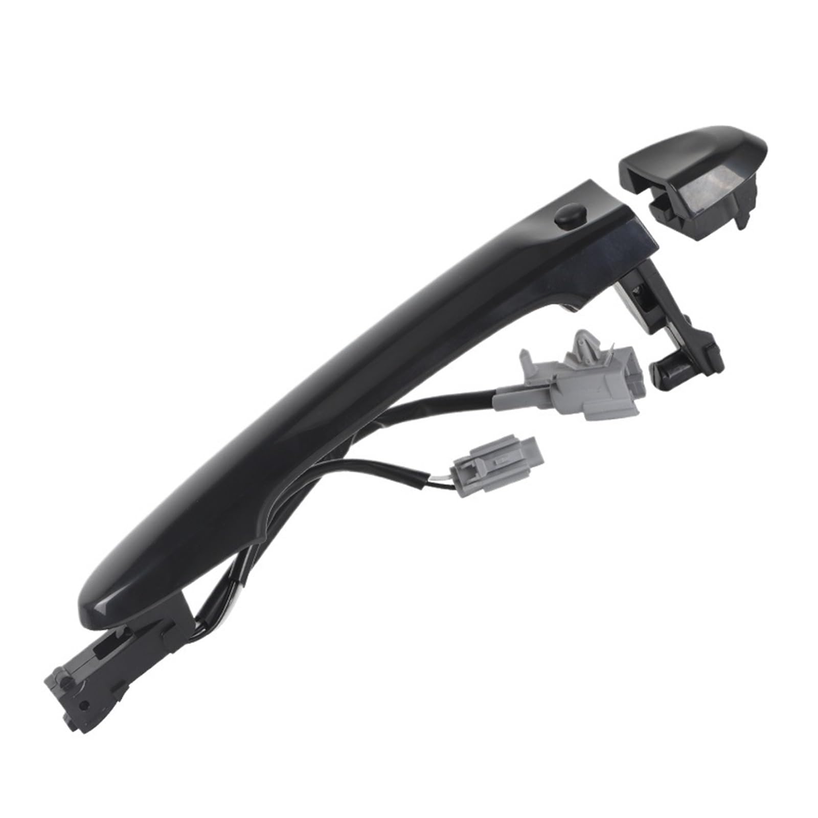 ASDDLLNN Exterior Sliding Door Handle LHD RHD Front Door Handle O/S Driver Right Side Keyless Entry for Nissan for Juke F15 2010-2019 80644-3WC2A 80640-3WC2A(Without Hole)