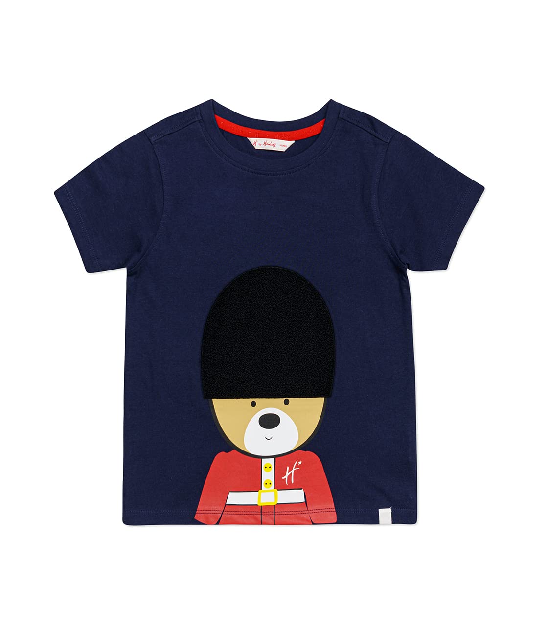 H By Hamleys Boys Applique Navy Blue T-Shirt