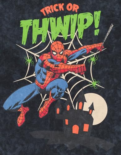 Marvel Spider-Man Halloween Little Boys Matching Family T-Shirt Black Spiderman Trick Or Thwip 5 - image 4