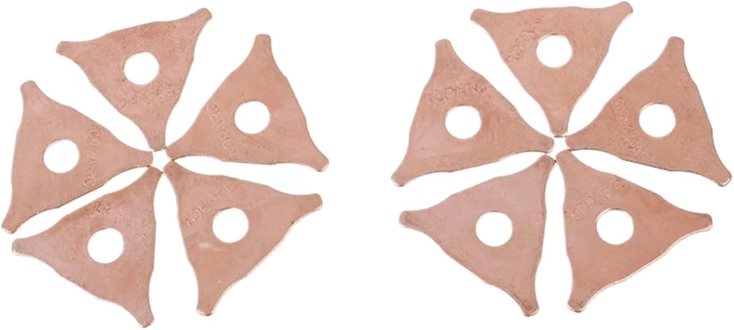 100Pcs Car Repair Dent Pulling Triangle Washer Spot Welder Star Pads Garage Welding Machine
