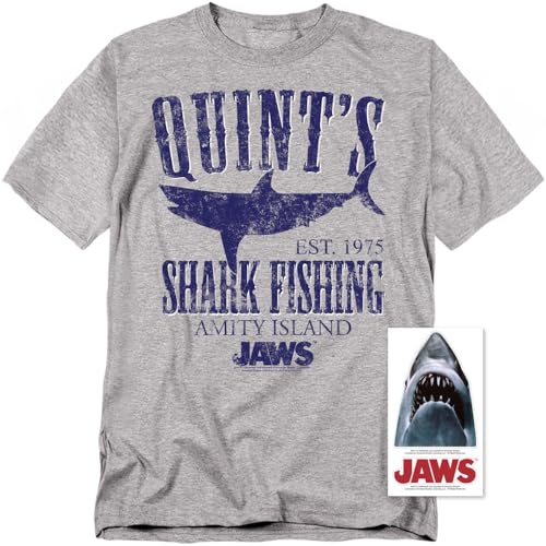 Popfunk Jaws Movie Quints Shark Fishing T-Shirt Collection3