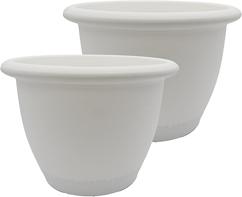 Miniatura 9 de The HC Companies Maceta Sevilla de 14 pulgadas en negro