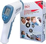 Messbereich: Körpertemperaturmodus: 32,0 - 43,0°C | Oberflächentemperatur: 0,0 - 100,0°C