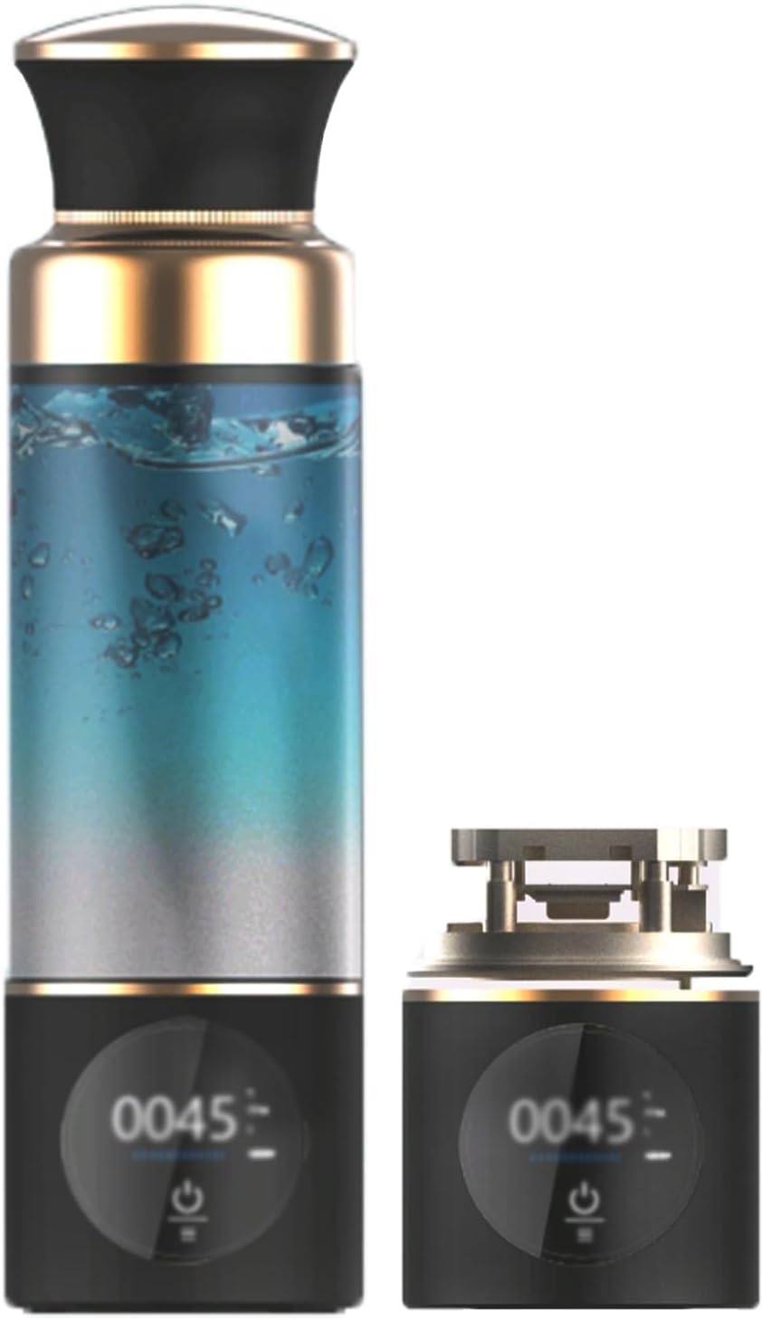 2024 New Portable 5000+PPB Hydrogen Water Ionizer Machine, Food Grade Body Tumbler, SPE/pem Technology, Purification Vent, OLED Display Health Cup