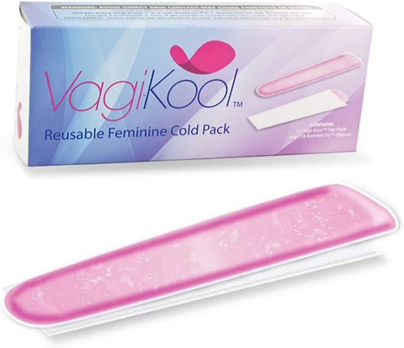 Reusable Postpartum Cold-Pack & 10 Komfort-Fit Sleeves - Flexible Cold Packs - Made in the USA