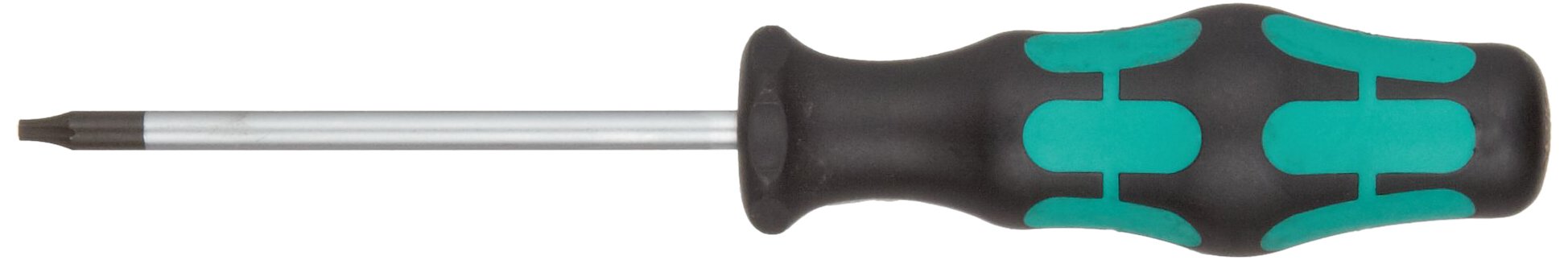 Wera 367 BO TX7 x 2-3/8in Kraftform Plus Torx BO tamper-resistant screwdriver, TX7 x 2-3/8 in.