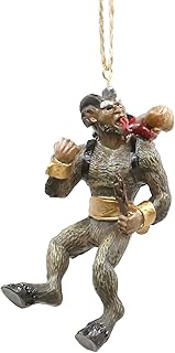Bella Haus Christmas Shoppe Krampus Christmas Ornament | 3.5” Handcrafted Mischief for Dark Holiday Decor | Unique & Playful Resin Decoration