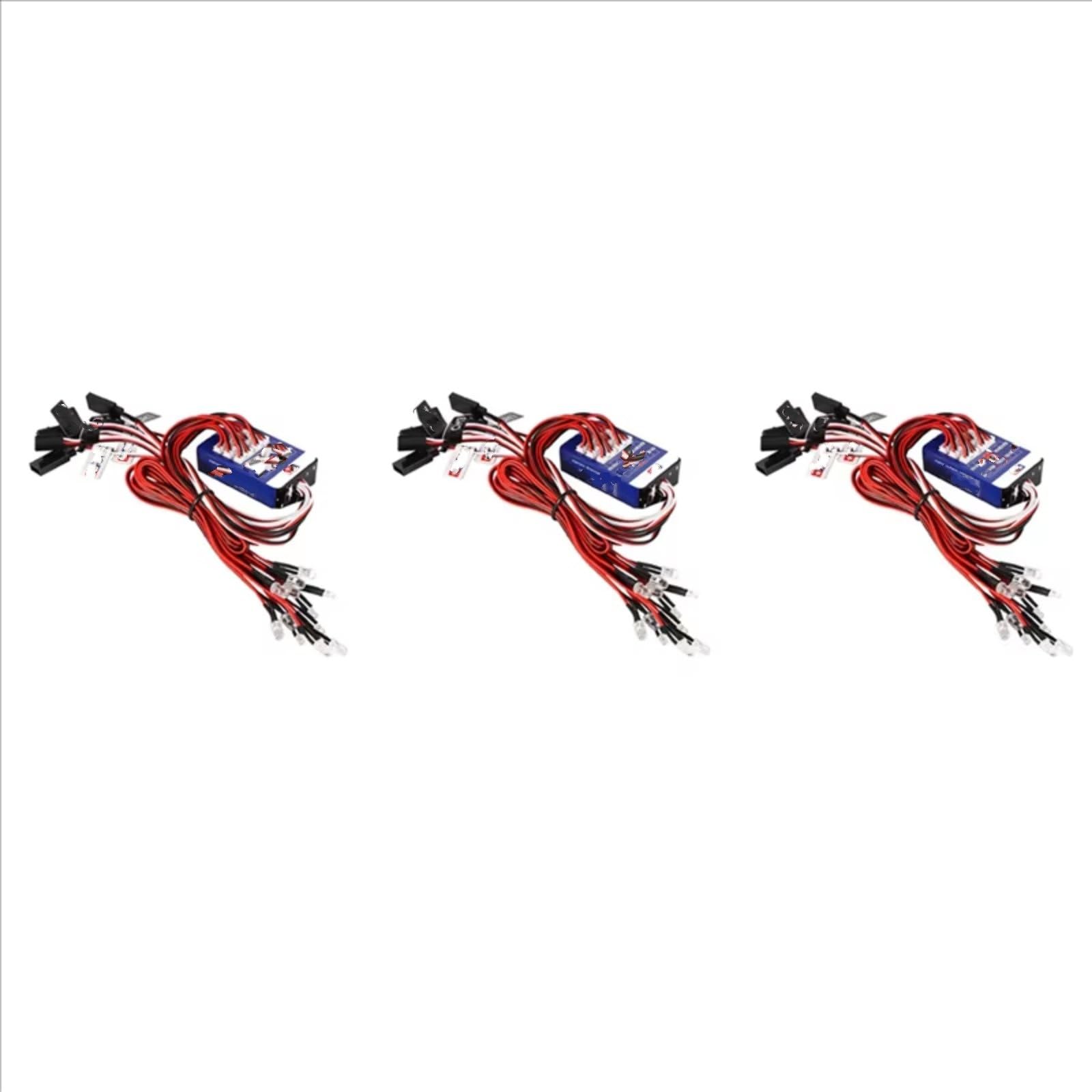 RC Auto Kit Kompatibel Mit Yokomo Für Tamiya Für HSP Für HPI Für AXIAL 3X 12 1/10 RC-Autoteile Beleuchtungssatz Lenkbremsblitzlicht