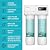 KRAUS Purita 2-Stage Under-Sink Filtration System with Single Handle Drinking Water Filter Faucet in Matte Black