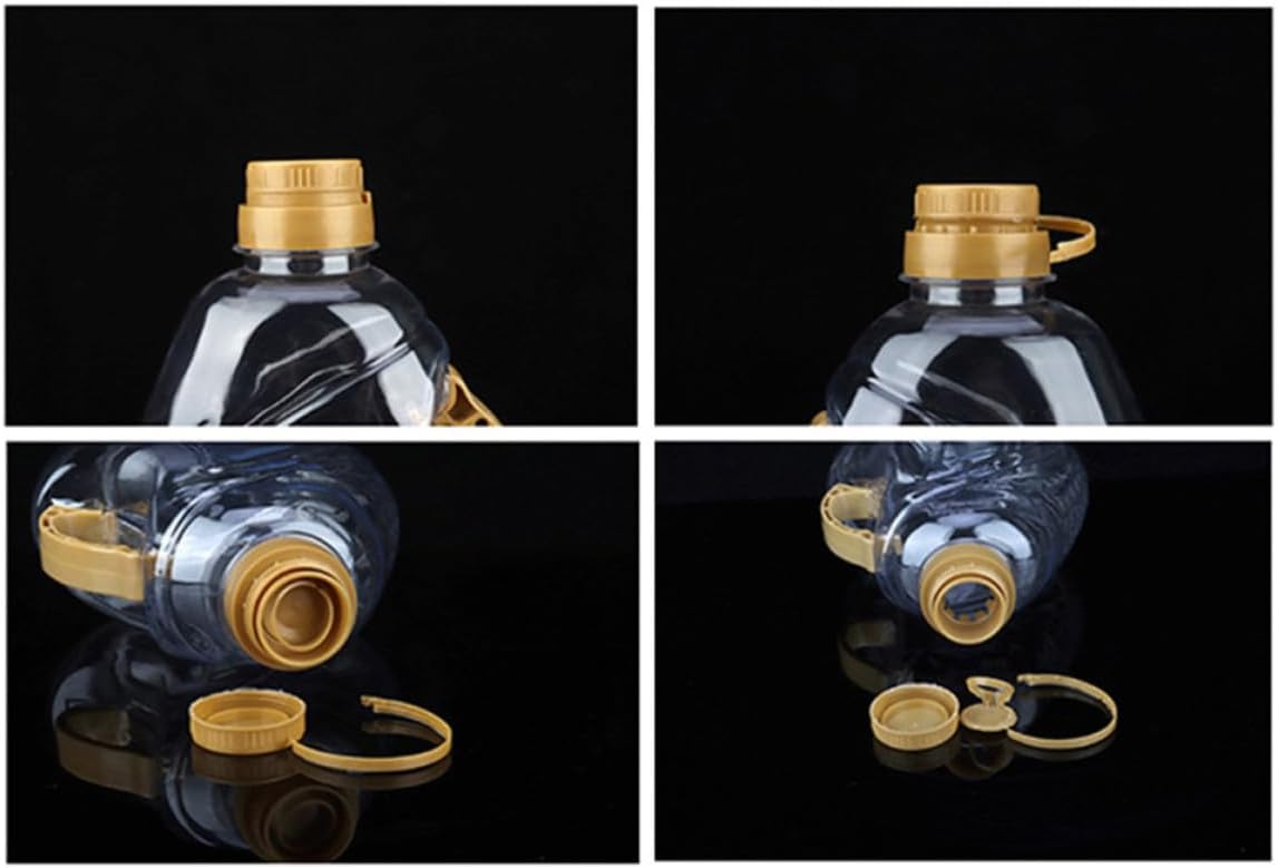 Zerodeko 2 Pcs 2 Pcs/1 Set 1.8l Oil Bottle with Handle, Serrated Spout