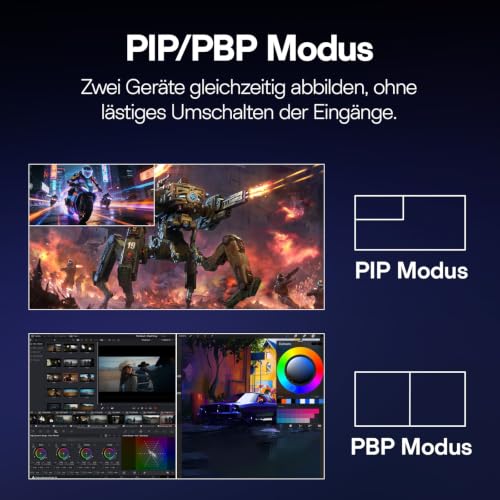 KOORUI 34 Zoll Curved Ultrawide Gaming Monitor 21:9 WQHD 240Hz für 1500R VA-Panel,HDR400,1ms Adaptive Sync… – Ansicht 6