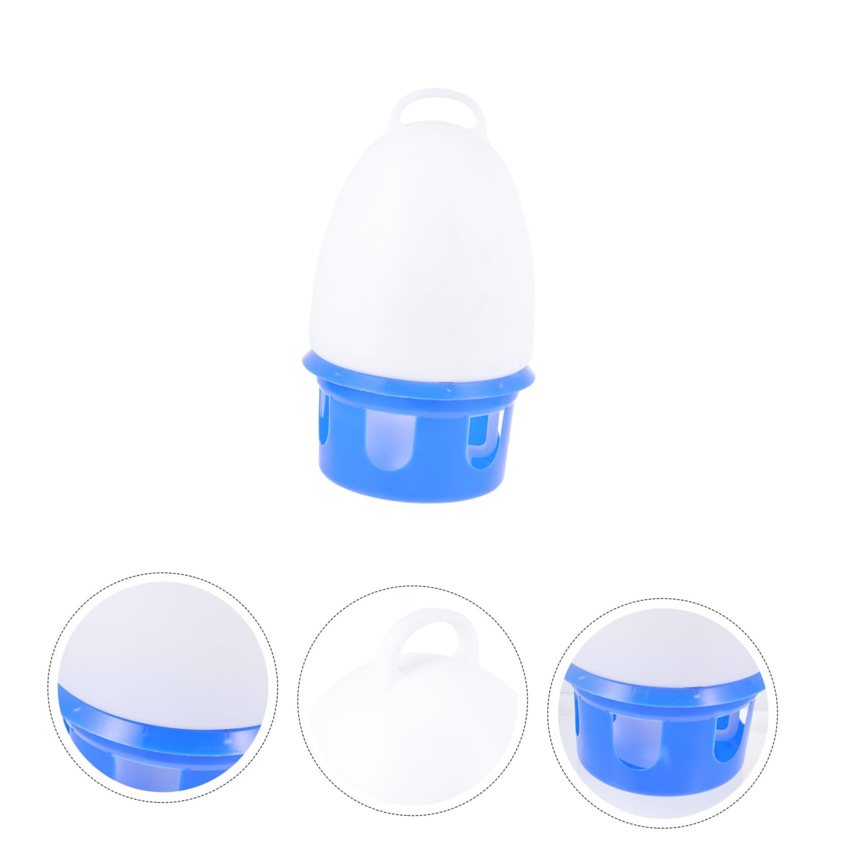 Gatuida Bevitore D'acqua per Piccioni 12l in Plastica, Mangiatoia per Uccelli Comoda e Rimovibile, Dispenser Automatico Resistente per Colombe e Pappagalli, Adatto a Uso Domestico