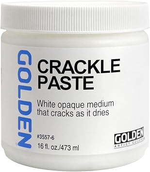 GOLDEN Artist Colors Crackle Paste, 16 fl. oz. Jar
