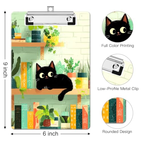 Image of Small Plastic Clipboard 6 x 9 in, Standard A5 Size Fashion Clip Board