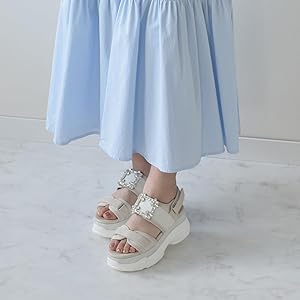 未使用✨24cm ビジュースポーツサンダル スポサン BridgetBirkin 未使用✨24cm ビジュースポーツサンダル スポサン BridgetBirkin
