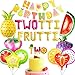 Twotti Frutti Birthday Decorations Balloons Twotti Fruity Second Fruit Pineapple Watermelon Summer Birthday Party Supplies Decorations