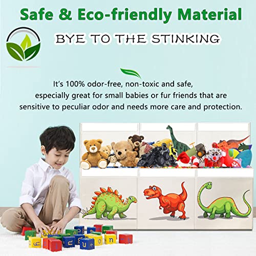 Toy Box For Boys, Toy Chest For Boys,Sturdy & Foldable, Removable Divider Storage Bins, Large Kids Toy Storage Organizer For Nursery Room, Playroom, Closet, Home Organization, 40.6X14X16.5 Inch #TOP7