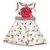 monnalisa kleid schneewittchen Monnalisa MONNALISA Mädchen-Kleid 111922A9 creme Sommerkleid, 12345, Weiß, 12345 4 Jahre