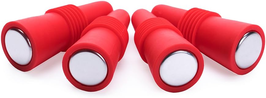 50% оƒƒ Dіѕсоunt OHMAXHO Wine Stoppers (Set of 5), Silicone Wine Bottle stopper and Beverage Bottle Stoppers, Red