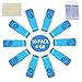Produktbild 10 Stück 4 GB USB Stick Uflatek Speicherstick Rotate Metall USB 2.0 Flash Drive Pack Azure 10er Flash-Speicher 4GB