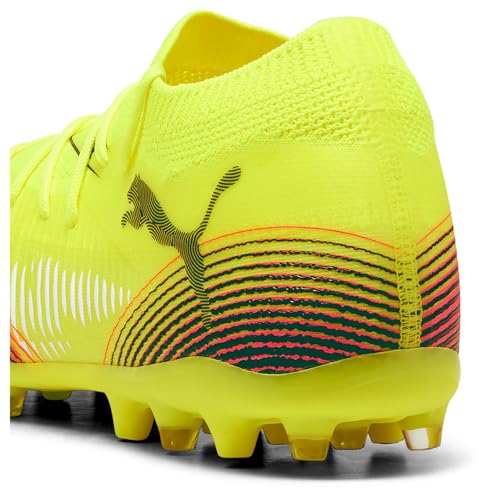 PUMA Unisex Future 8 Match MG Fussballschuh, Yellow ALERT Black-Sun Struck, 44 EU