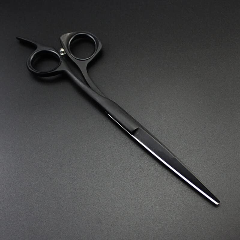 Ciseaux de coiffure pour coupe de cheveux en acier japonais noir de 15 cm