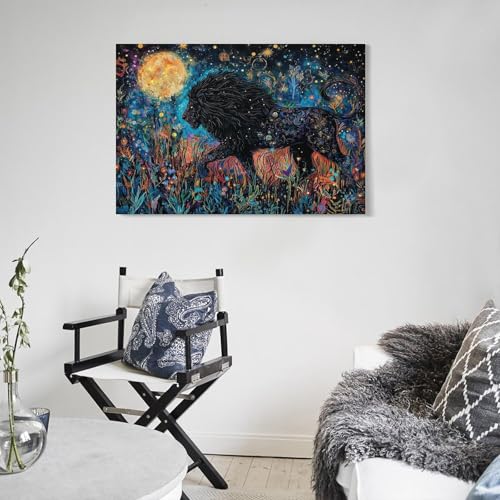 Impression Sur Toile Lion Premium Décoration Murale - 5