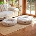 FUKUMARU Hundebett，Katzenbett für den Innenbereich, orthopädisches Hundebett, waschbare Abdeckung, modernes Design mit Farbverlauf. 64 x 64 x 18 cm, Kamel