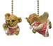 Set of 2 Angel Teddy Bear Ceiling Fan Pulls