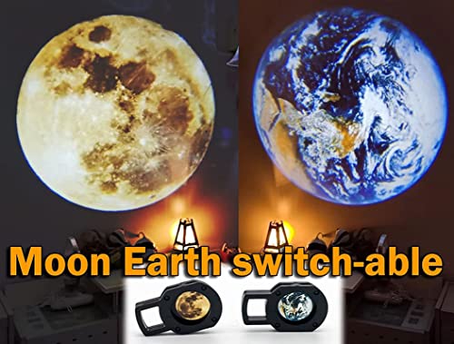 Godemmio Lampada a LED con proiezione lunare e