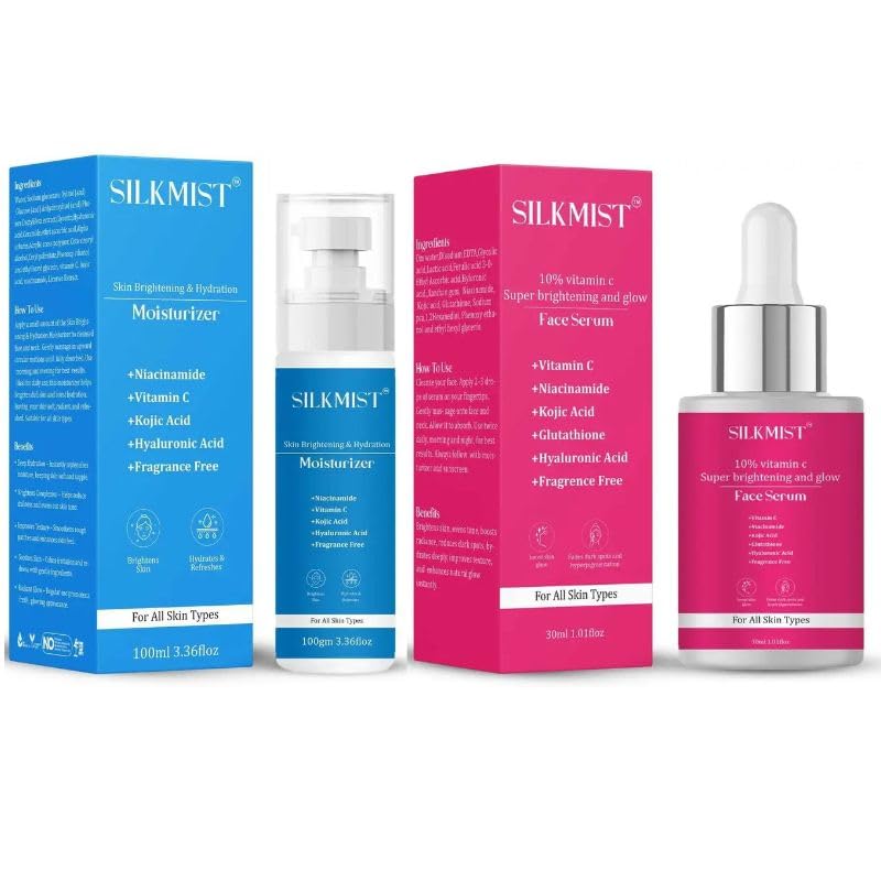 Ultimate Brightening Duo - Skin Brightening & Hydration Moisturizer + 10% Vitamin C Super Brightening & Glow Face Serum-image-44