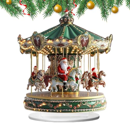 Décoration de Noël pour Étagère et Bureau Idée Cadeau de Vacances 2D
