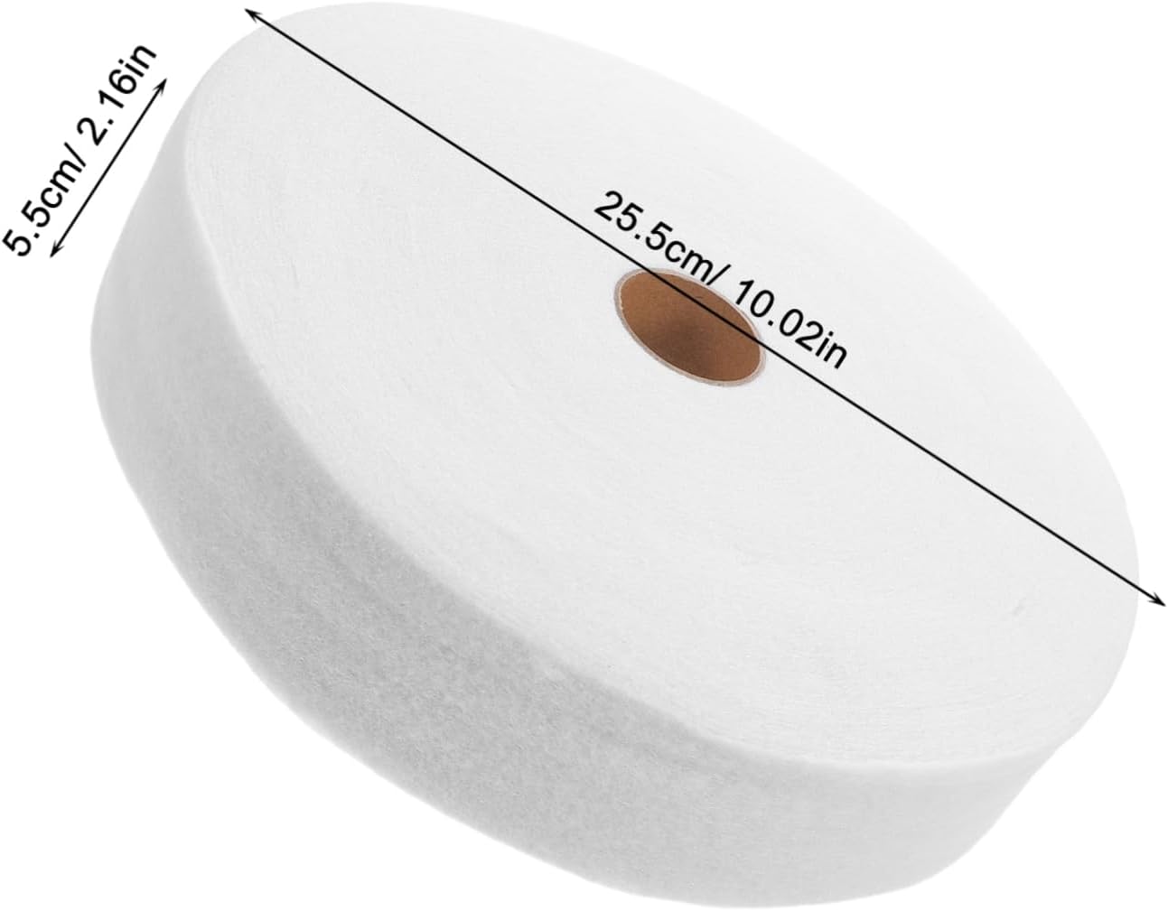 DOITOOL 2rolls Quilt Batting Needle-Punched Cotton for Carpets Purses Quilting Decorative Projects Soft Resilient Padding