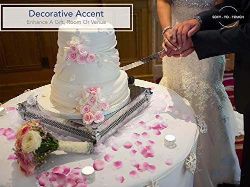 Royal Imports Red Silk Flower Romantic Artificial Rose Petals For Wedding Aisle, Party Favor & Table, Vase, Home Decoration, 1000 Pcs #TOP6