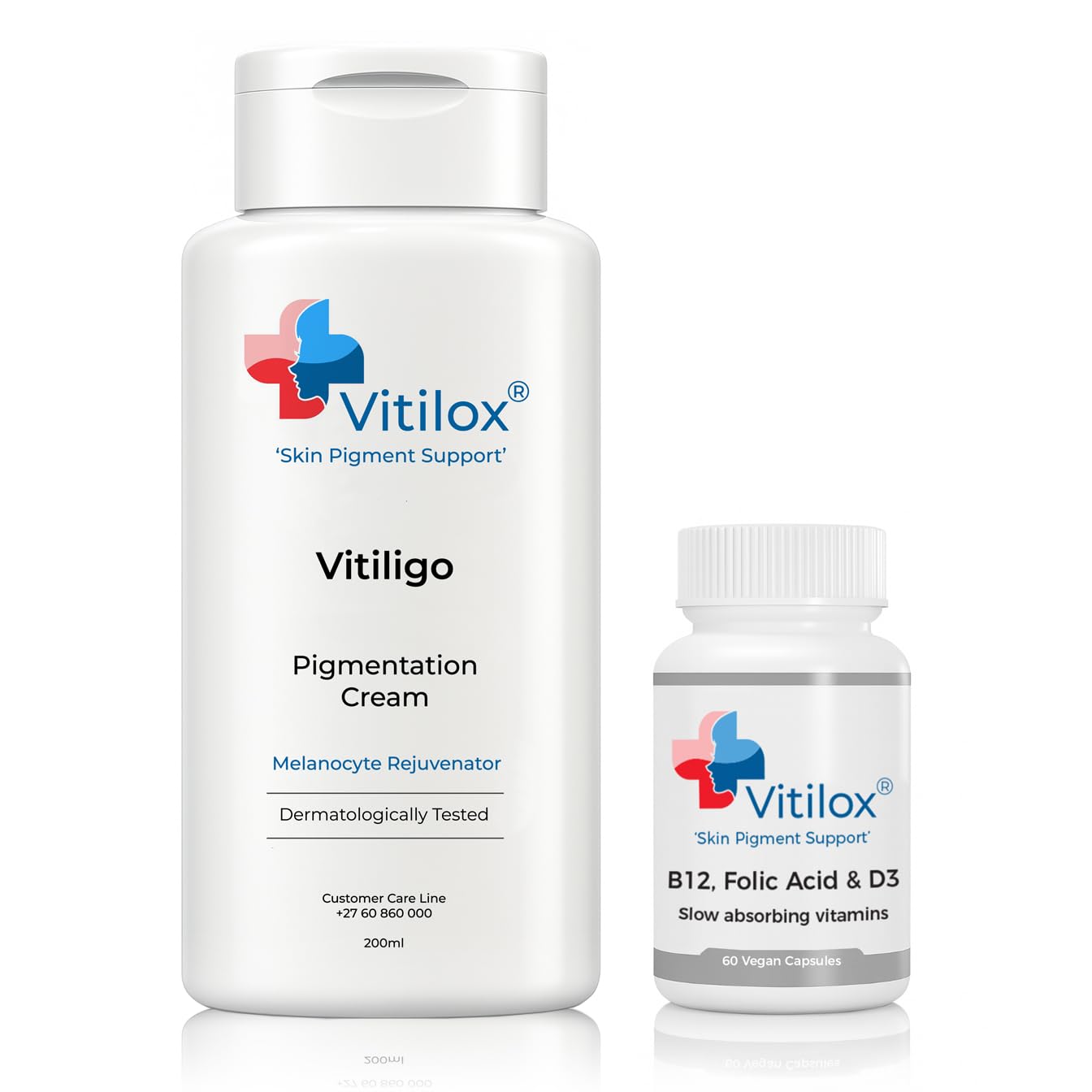 Vitilox Vitiligo Pigmentation Cream And Vitamin B12 & Folic Acid