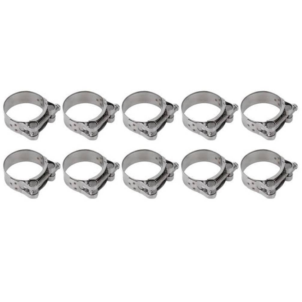 Assortiment de 80 Colliers de Tuyau Flexible - Acier Inoxydable - Fixation Solide et Durable, 80 pcs - D-Work