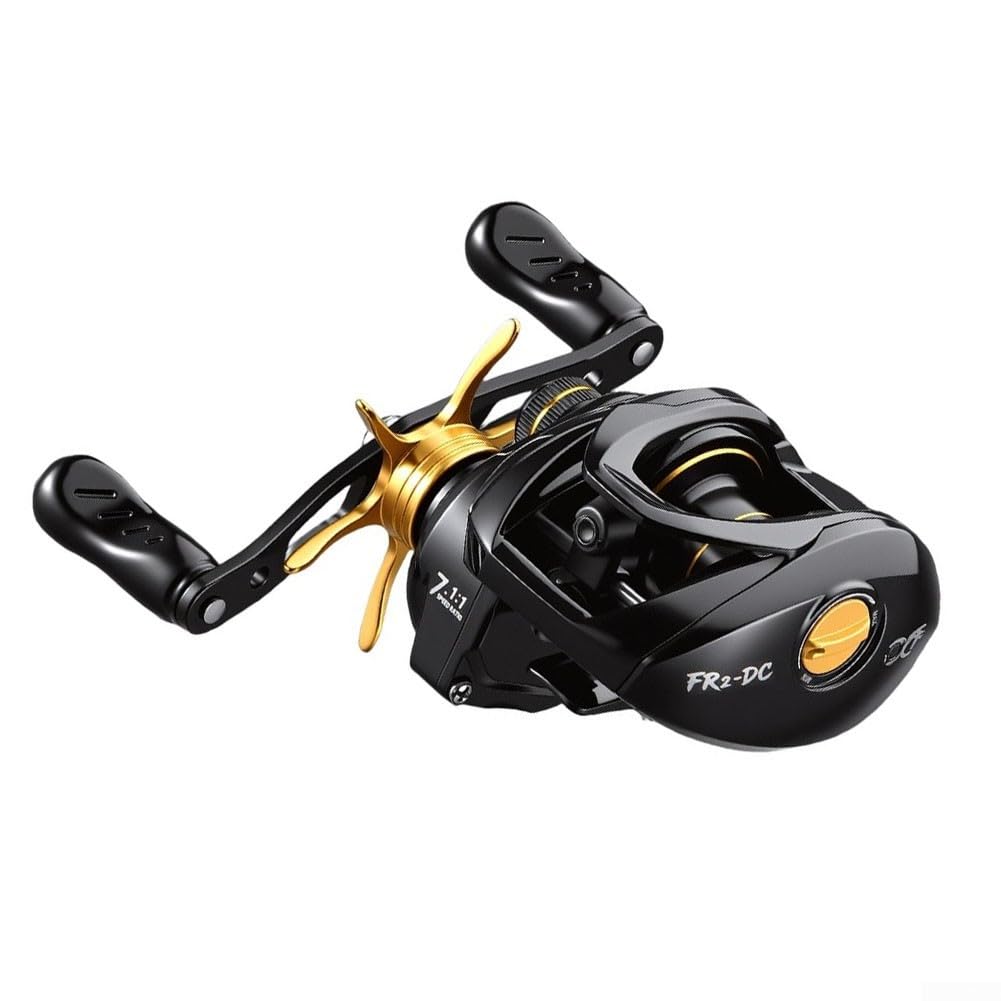 Kołowrotek Baitcasting Reel 4+1BB Elektroniczny układ hamulcowy | Łożyska kulkowe 4+1, odporne, płynne obracanie, konstrukcja, długotrwała wydajność
