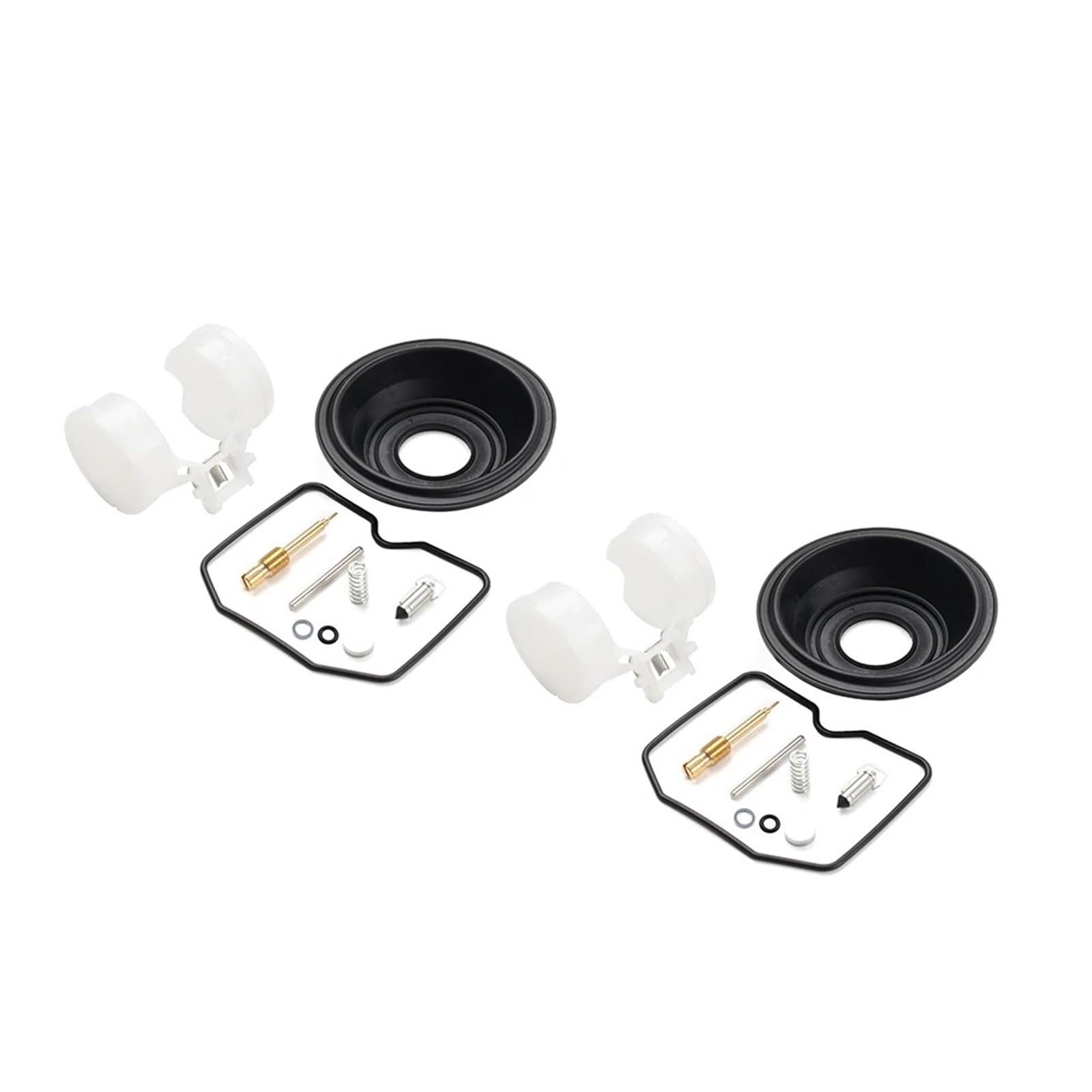 Kit De Reparación Carburador para Motocicleta 2 Unidades con Diafragma Flotador para Kawasaki para EN450 1985-1990
