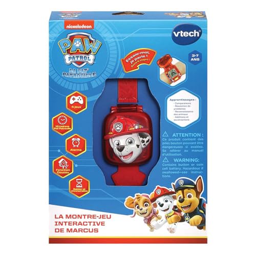 Montre Interactive Vtech 80-551665 – Pat' Patrouille Marcus avec Jeux - vue 10