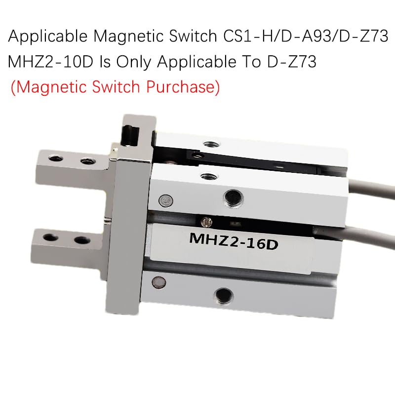 Cilindro de dedo neumático MHZ2-16D de 2 dedos para automatización industrial 6