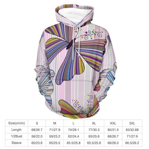 Sweats à capuche papillon UMENG pull manches longues coupe confort
