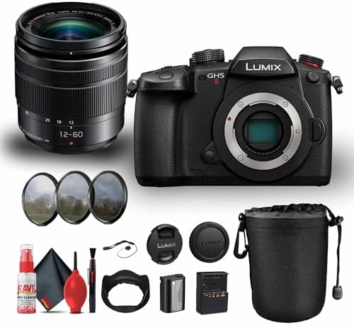 Panasonic Lumix GH5 II Mirrorless Camera with 12-60mm f/3.5-5.6 L...