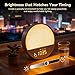 Vivilumens Sunrise Alarm Clock, Gentle Wake-Up Light & Sound Machine, Dual Alarms for Heavy Sleepers Adults, Natural Sounds, RGB Mood Light, Dimmable Bedside Night Lamp Ideal for Bedroom & Gifts