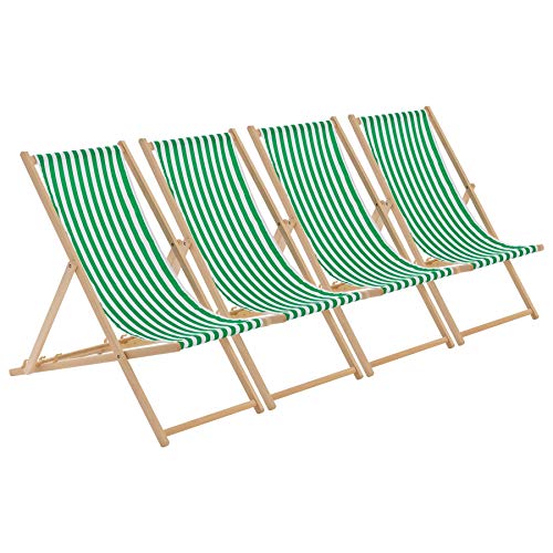 Tumbona de madera para exteriores, tumbona de lona ajustable para adultos, ideal para jardín, patio, playa y camping, y cómodos muebles de relajación