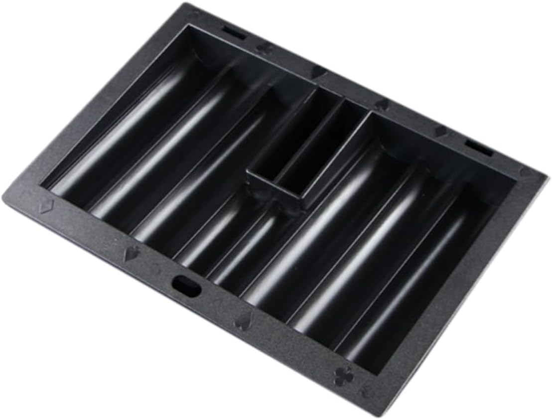 Plastic Poker Chip Tray Poker Chip Tabletop Tray Plate Accessories Table Holder Storage