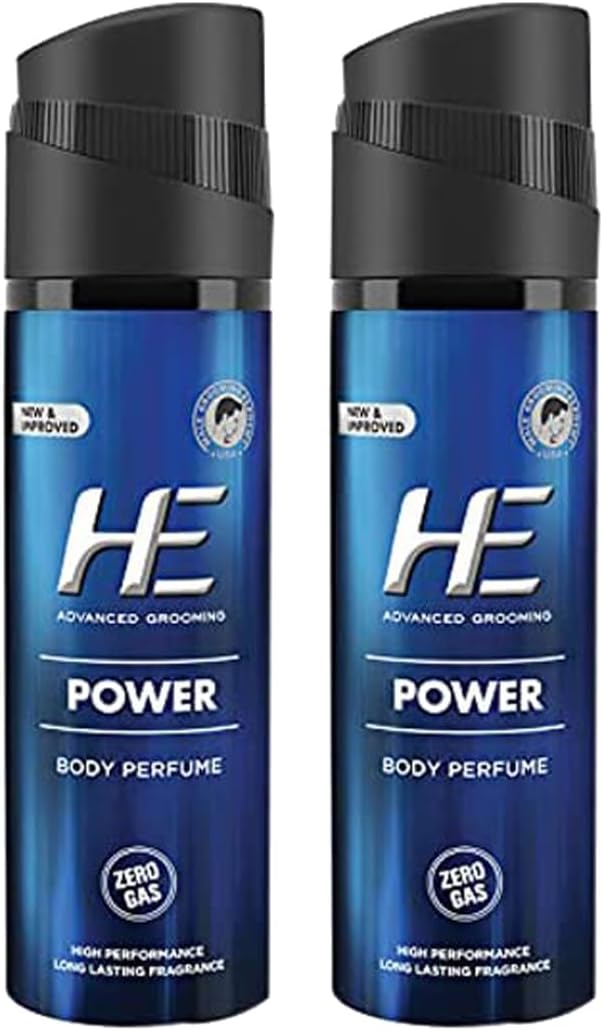 HE Power Men's Perfume Spray, 120Ml (Pack Of 2)