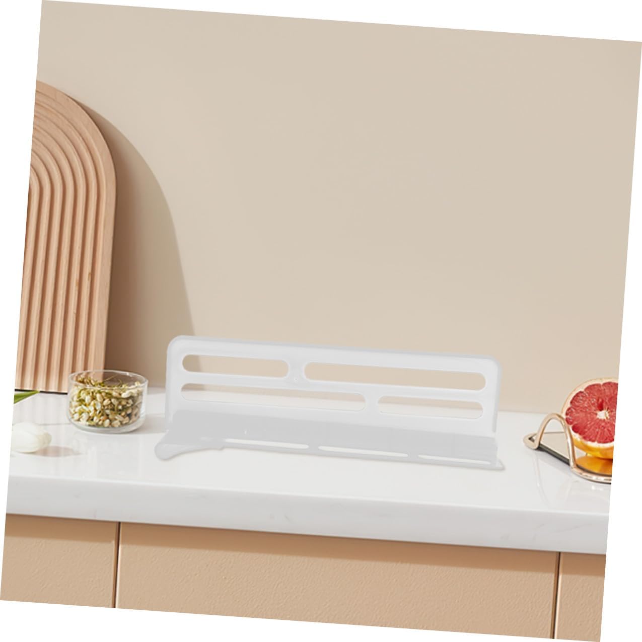 Adjustable Refrigerator Storage Dividers 6pcs, 26cm Plastic Fridge Organizer Separators for Kitchen, Freezer Shelf and Door Compartment Organizer